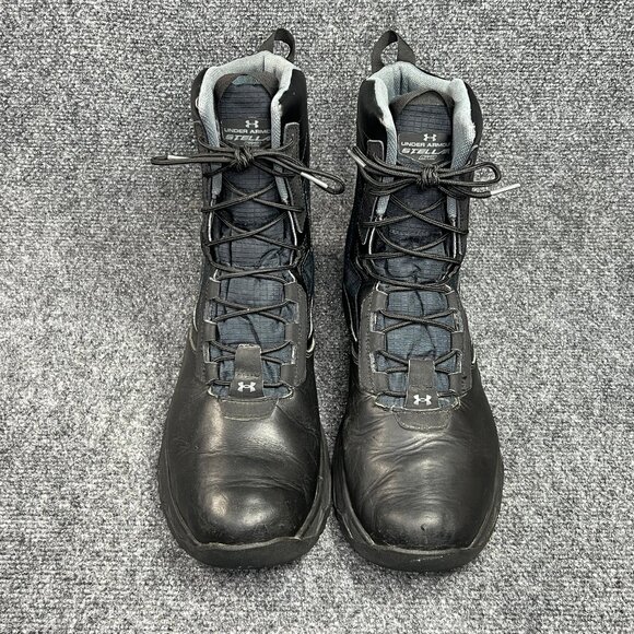 Under Armour Stellar G2 Protect Tactial Boots Men's Size 12 Black Leather Combat - Picture 3 of 15